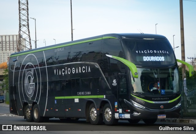 Viação Garcia 98090 na cidade de São Paulo, São Paulo, Brasil, por Guilherme Silva. Número da foto: #13037648.