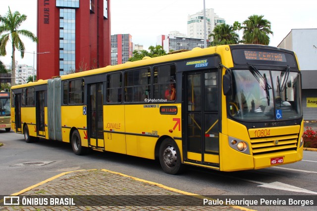 Gidion Transporte e Turismo 10804 na cidade de Joinville, Santa Catarina, Brasil, por Paulo Henrique Pereira Borges. Número da foto: #13037089.