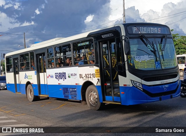 Transportes Águas Lindas BL-92210 na cidade de Belém, Pará, Brasil, por Samara Goes. Número da foto: #13036205.