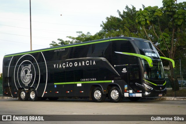 Viação Garcia 98070 na cidade de São Paulo, São Paulo, Brasil, por Guilherme Silva. Número da foto: #13037636.