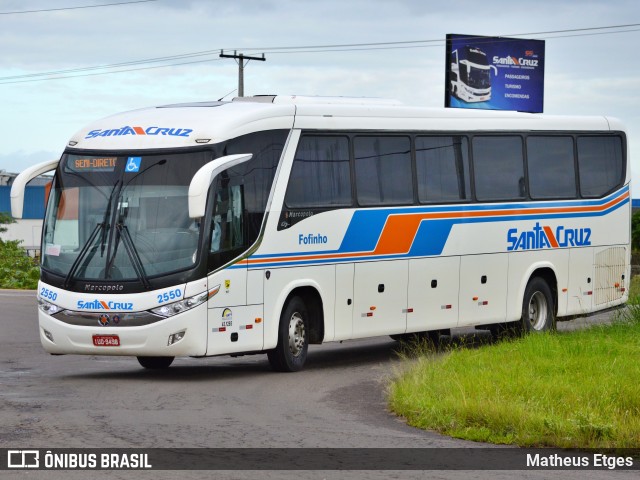 VUSC - Viação União Santa Cruz 2550 na cidade de Santa Cruz do Sul, Rio Grande do Sul, Brasil, por Matheus Etges. Número da foto: #13037448.