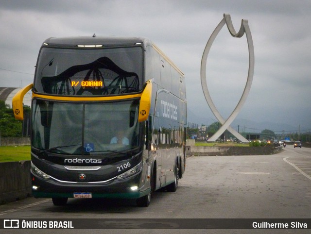 RodeRotas - Rotas de Viação do Triângulo 2106 na cidade de Santos, São Paulo, Brasil, por Guilherme Silva. Número da foto: #13037651.
