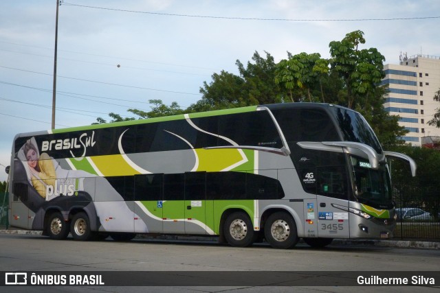 Brasil Sul Linhas Rodoviárias 3455 na cidade de São Paulo, São Paulo, Brasil, por Guilherme Silva. Número da foto: #13037646.