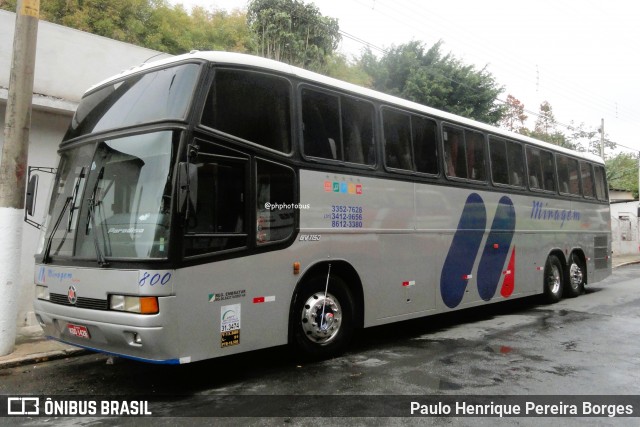 Miragem Turismo 800 na cidade de Aparecida, São Paulo, Brasil, por Paulo Henrique Pereira Borges. Número da foto: #13037141.