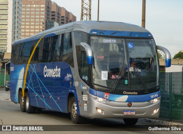 Viação Cometa 15145 na cidade de São Paulo, São Paulo, Brasil, por Guilherme Silva. Número da foto: #13037643.