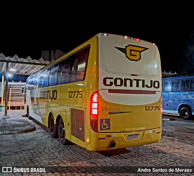 Empresa Gontijo de Transportes 12775 na cidade de Inhambupe, Bahia, Brasil, por Andre Santos de Moraes. Número da foto: #13036854.