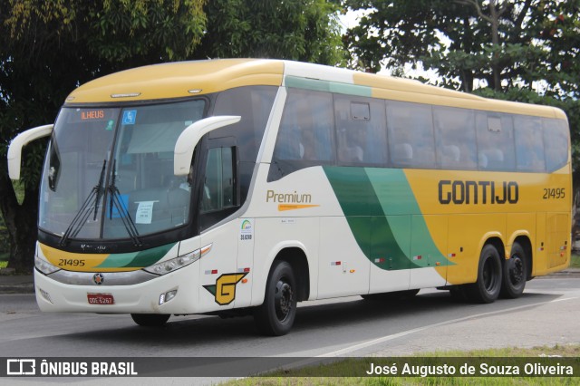 Empresa Gontijo de Transportes 21495 na cidade de Resende, Rio de Janeiro, Brasil, por José Augusto de Souza Oliveira. Número da foto: #13037366.