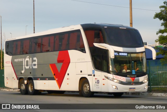 Viação Jóia > Expresso Jóia 46005 na cidade de São Paulo, São Paulo, Brasil, por Guilherme Silva. Número da foto: #13037655.