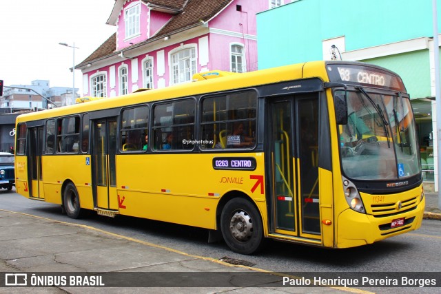 Gidion Transporte e Turismo 11341 na cidade de Joinville, Santa Catarina, Brasil, por Paulo Henrique Pereira Borges. Número da foto: #13037119.