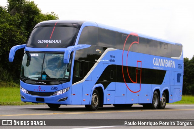 Expresso Guanabara 2505 na cidade de Barra do Piraí, Rio de Janeiro, Brasil, por Paulo Henrique Pereira Borges. Número da foto: #13039893.