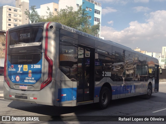 Sambaíba Transportes Urbanos 2 2888 na cidade de São Paulo, São Paulo, Brasil, por Rafael Lopes de Oliveira. Número da foto: #13039252.