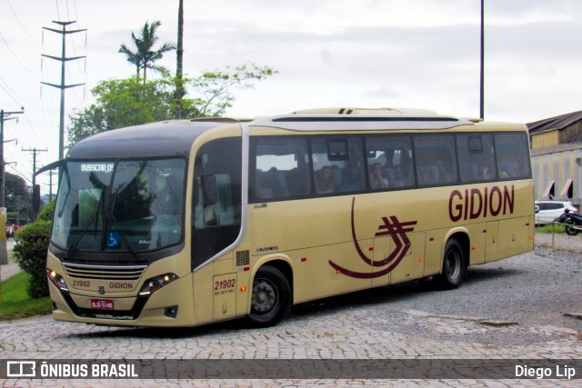 Gidion Transporte e Turismo 21902 na cidade de Joinville, Santa Catarina, Brasil, por Diego Lip. Número da foto: #13040056.