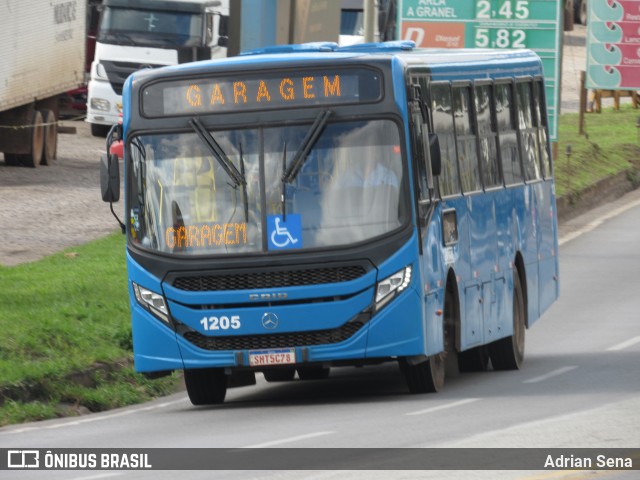 Enscon Viação 1205 na cidade de João Monlevade, Minas Gerais, Brasil, por Adrian Sena. Número da foto: #13038739.