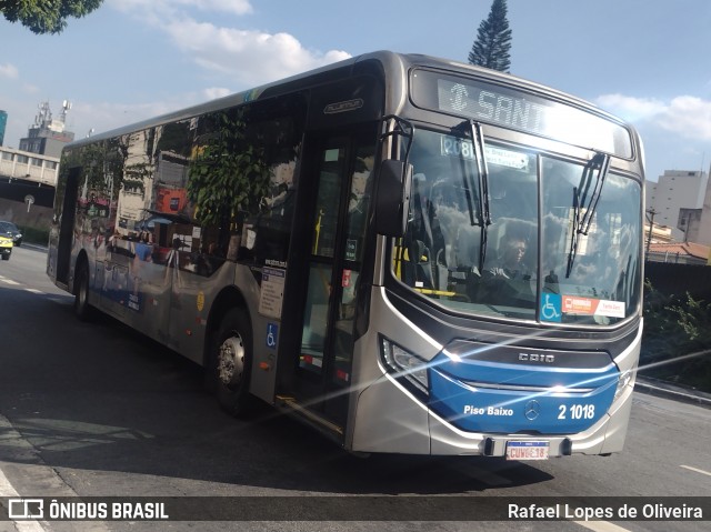 Sambaíba Transportes Urbanos 2 1018 na cidade de São Paulo, São Paulo, Brasil, por Rafael Lopes de Oliveira. Número da foto: #13039258.