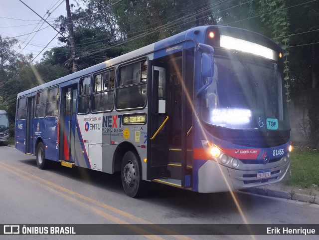 Next Mobilidade - ABC Sistema de Transporte 81.455 na cidade de São Bernardo do Campo, São Paulo, Brasil, por Erik Henrique. Número da foto: #13038277.