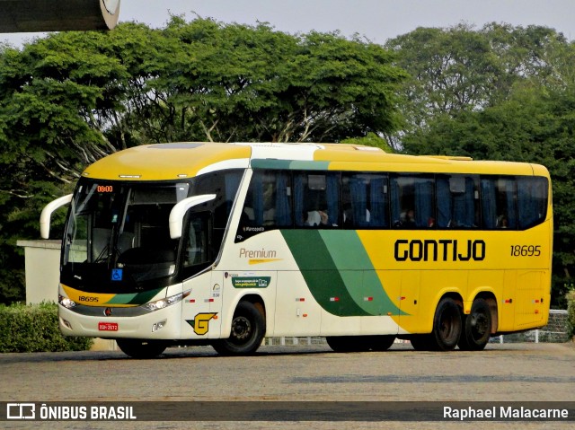 Empresa Gontijo de Transportes 18695 na cidade de Uberlândia, Minas Gerais, Brasil, por Raphael Malacarne. Número da foto: #13040536.