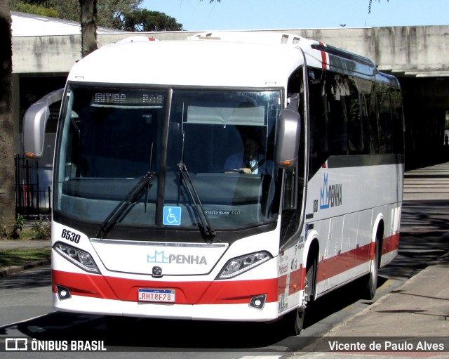 Empresa de Ônibus Nossa Senhora da Penha 6530 na cidade de Curitiba, Paraná, Brasil, por Vicente de Paulo Alves. Número da foto: #13037825.