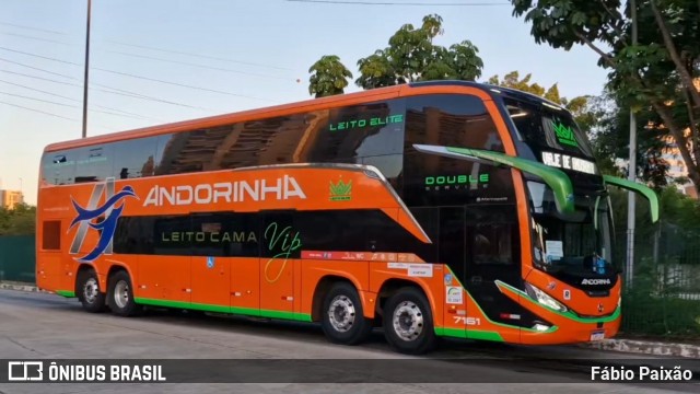 Empresa de Transportes Andorinha 7161 na cidade de São Paulo, São Paulo, Brasil, por Fábio Paixão. Número da foto: #13038069.