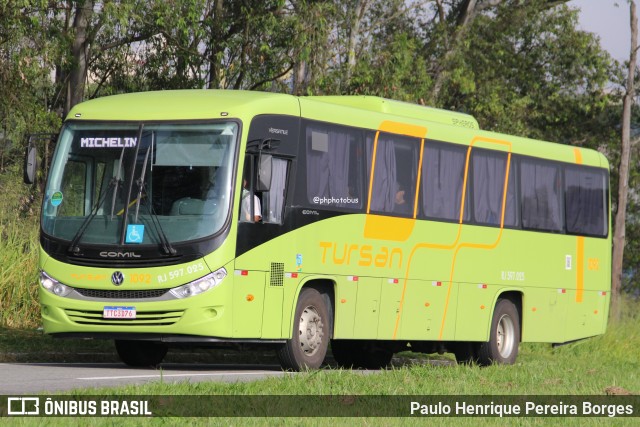 Tursan - Turismo Santo André 1092 na cidade de Resende, Rio de Janeiro, Brasil, por Paulo Henrique Pereira Borges. Número da foto: #13039726.