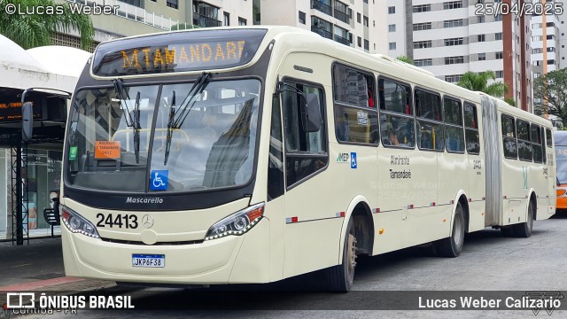 Viação Antonina 24413 na cidade de Curitiba, Paraná, Brasil, por Lucas Weber Calizario. Número da foto: #13038178.
