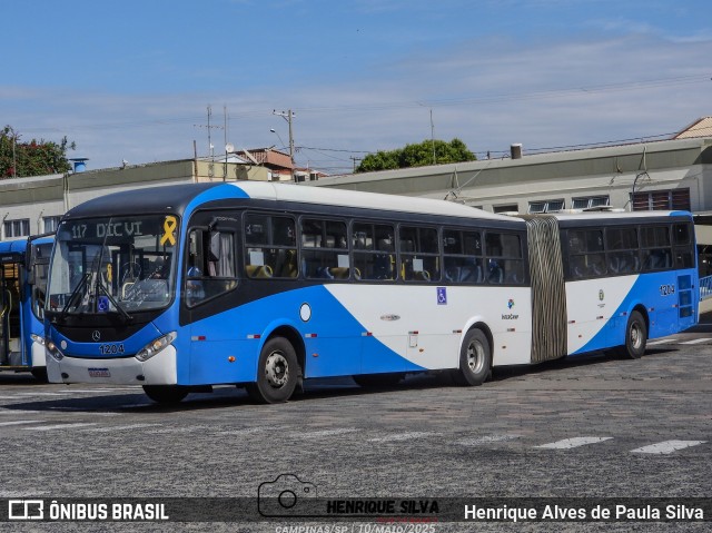 VB Transportes e Turismo 1204 na cidade de Campinas, São Paulo, Brasil, por Henrique Alves de Paula Silva. Número da foto: #13039927.
