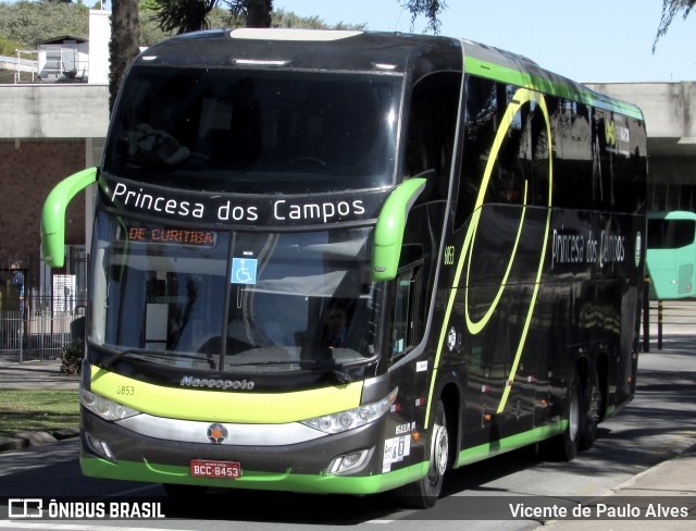 Expresso Princesa dos Campos 6853 na cidade de Curitiba, Paraná, Brasil, por Vicente de Paulo Alves. Número da foto: #13039064.