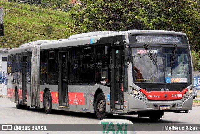 Express Transportes Urbanos Ltda 4 8708 na cidade de São Paulo, São Paulo, Brasil, por Matheus Ribas. Número da foto: #13040284.