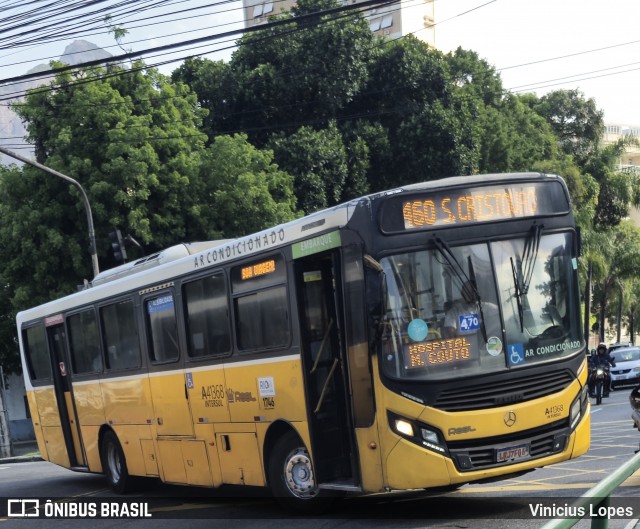 Real Auto Ônibus A41368 na cidade de Rio de Janeiro, Rio de Janeiro, Brasil, por Vinicius Lopes. Número da foto: #13037914.