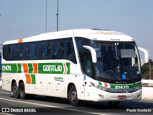 Empresa Gontijo de Transportes 21470 na cidade de São Paulo, São Paulo, Brasil, por Paulo Gustavo. Número da foto: #13040314.