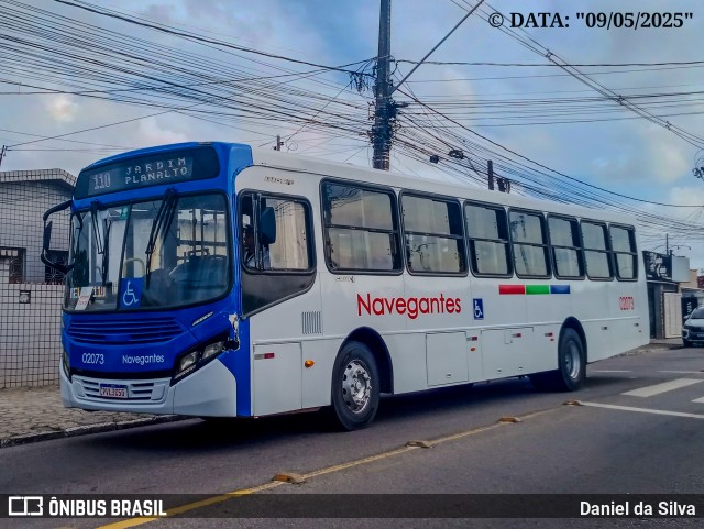 Consórcio Navegantes - 02 > Viação São Jorge > Transurb Transporte Urbano 02073 na cidade de João Pessoa, Paraíba, Brasil, por Daniel da Silva. Número da foto: #13038122.