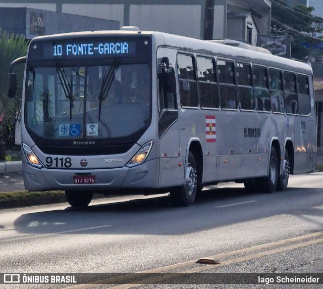 BluMob - Concessionária de Transporte Urbano de Blumenau 9118 na cidade de Blumenau, Santa Catarina, Brasil, por Iago Scheineider. Número da foto: #13038053.