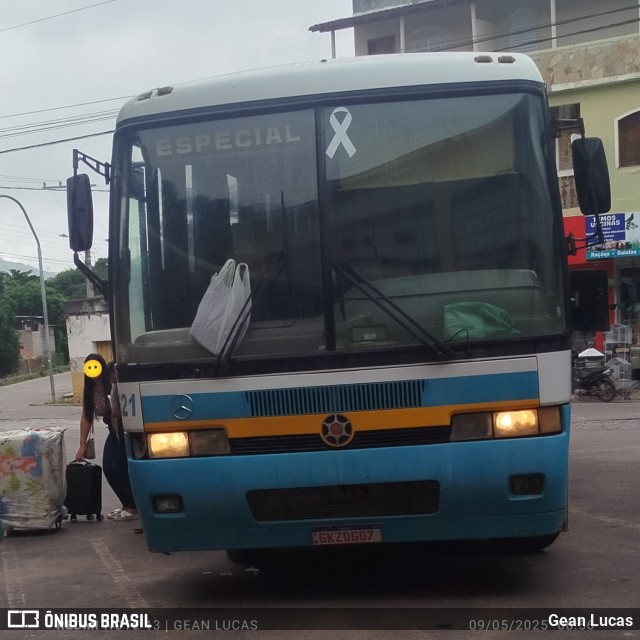 Viação Machado 521 na cidade de Ecoporanga, Espírito Santo, Brasil, por Gean Lucas. Número da foto: #13037870.