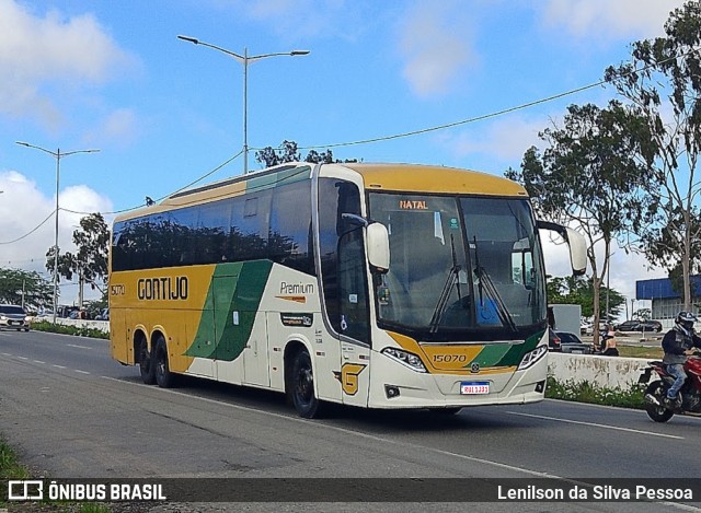 Empresa Gontijo de Transportes 15070 na cidade de Caruaru, Pernambuco, Brasil, por Lenilson da Silva Pessoa. Número da foto: #13040085.