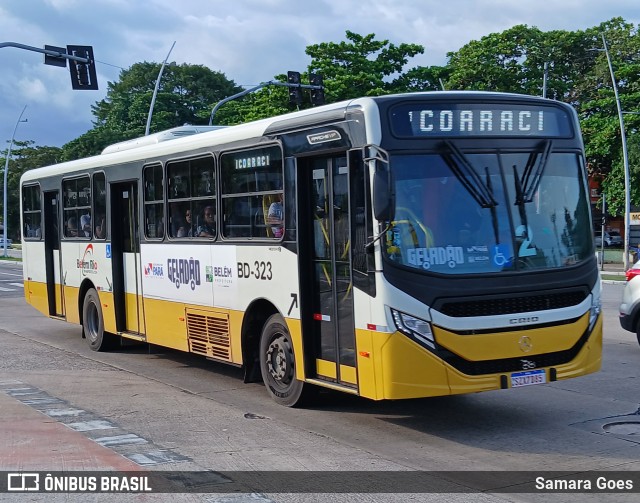 Belém Rio Transportes BD-323 na cidade de Belém, Pará, Brasil, por Samara Goes. Número da foto: #13039483.