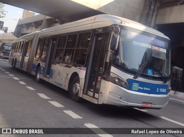 Sambaíba Transportes Urbanos 2 1560 na cidade de São Paulo, São Paulo, Brasil, por Rafael Lopes de Oliveira. Número da foto: #13039266.