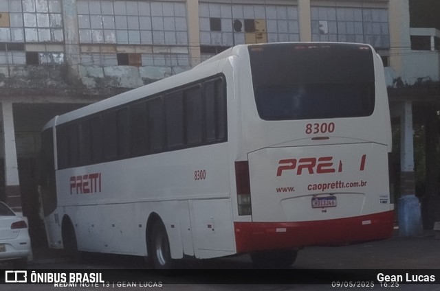 Viação Pretti 8300 na cidade de Ecoporanga, Espírito Santo, Brasil, por Gean Lucas. Número da foto: #13038016.
