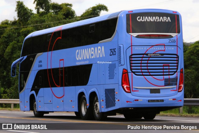 Expresso Guanabara 2505 na cidade de Barra do Piraí, Rio de Janeiro, Brasil, por Paulo Henrique Pereira Borges. Número da foto: #13039895.