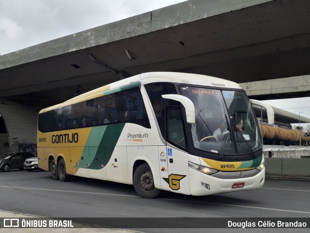 Empresa Gontijo de Transportes 18495 na cidade de Belo Horizonte, Minas Gerais, Brasil, por Douglas Célio Brandao. Número da foto: #13040002.