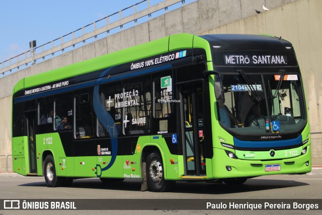 Sambaíba Transportes Urbanos 2 1122 na cidade de São Paulo, São Paulo, Brasil, por Paulo Henrique Pereira Borges. Número da foto: #13039762.