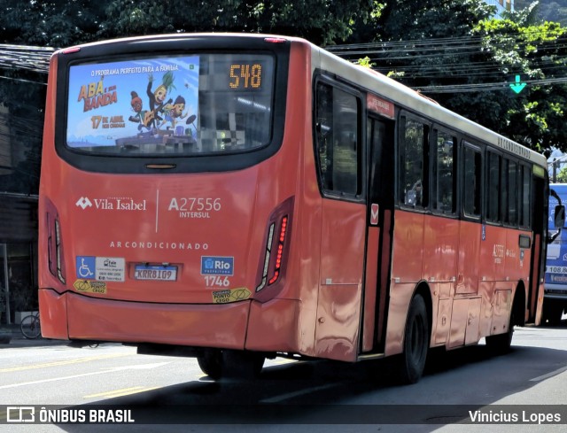 Transportes Vila Isabel A27556 na cidade de Rio de Janeiro, Rio de Janeiro, Brasil, por Vinicius Lopes. Número da foto: #13037913.