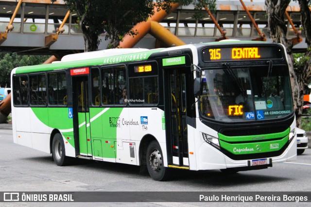 Caprichosa Auto Ônibus B27129 na cidade de Rio de Janeiro, Rio de Janeiro, Brasil, por Paulo Henrique Pereira Borges. Número da foto: #13039736.