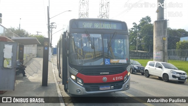 Allibus Transportes 4 5152 na cidade de São Paulo, São Paulo, Brasil, por Andarilho Paulista. Número da foto: #13037932.