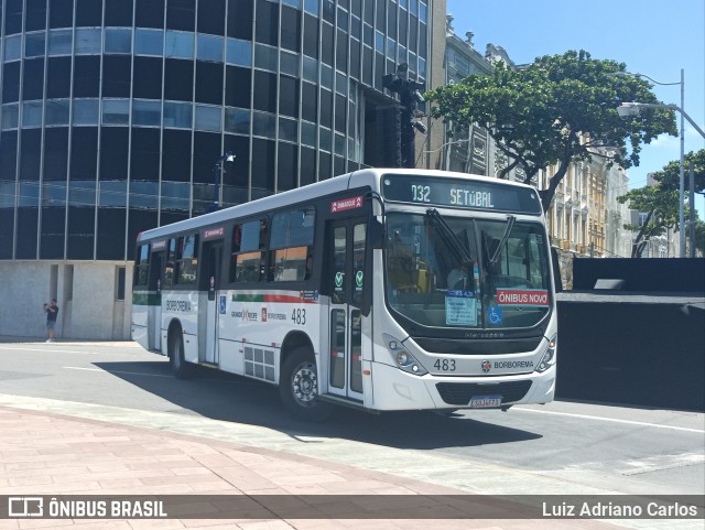 Borborema Imperial Transportes 483 na cidade de Recife, Pernambuco, Brasil, por Luiz Adriano Carlos. Número da foto: #13039364.