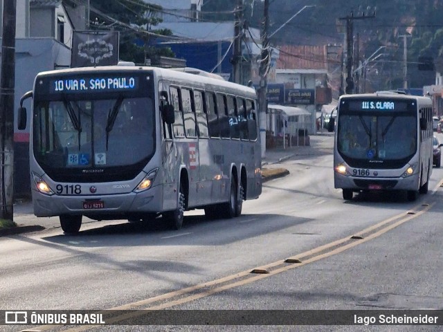 BluMob - Concessionária de Transporte Urbano de Blumenau 9118 na cidade de Blumenau, Santa Catarina, Brasil, por Iago Scheineider. Número da foto: #13038052.