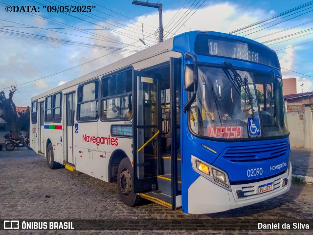 Consórcio Navegantes - 02 > Viação São Jorge > Transurb Transporte Urbano 02090 na cidade de João Pessoa, Paraíba, Brasil, por Daniel da Silva. Número da foto: #13038135.