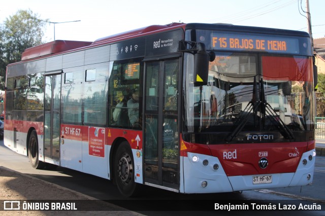 Buses Omega 7189 na cidade de Puente Alto, Cordillera, Metropolitana de Santiago, Chile, por Benjamín Tomás Lazo Acuña. Número da foto: #13037736.