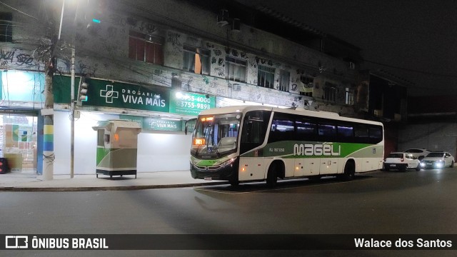 Transportes Mageli RJ 167.050 na cidade de São João de Meriti, Rio de Janeiro, Brasil, por Walace dos Santos. Número da foto: #13041377.