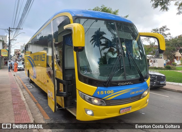 Viação Lírio dos Vales 15100 na cidade de Domingos Martins, Espírito Santo, Brasil, por Everton Costa Goltara. Número da foto: #13042748.