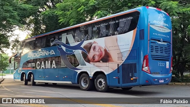 Empresa de Transportes Andorinha 7222 na cidade de São Paulo, São Paulo, Brasil, por Fábio Paixão. Número da foto: #13040936.