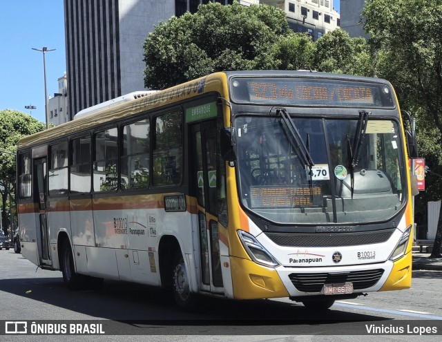 Transportes Paranapuan B10013 na cidade de Rio de Janeiro, Rio de Janeiro, Brasil, por Vinicius Lopes. Número da foto: #13042743.